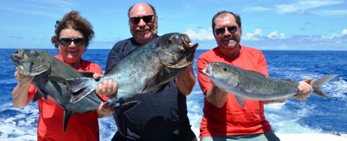 belle variété en pêche à la palangrotte - Rod Fishing Club - Ile Rodrigues - Maurice - Océan Indien