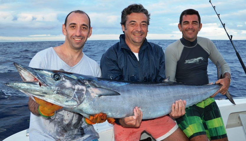 39kg wahoo - Rod Fishing Club - Rodrigues Island - Mauritius - Indian Ocean
