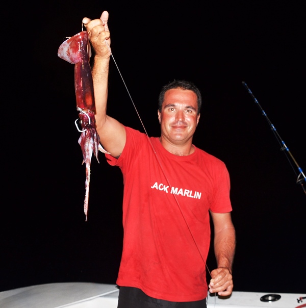 Bait for swordfish by Capt Yann Colas - Rod Fishing Club - Rodrigues Island - Mauritius - Indian Ocean