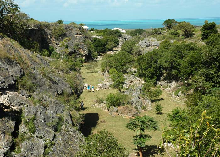 Francois Leguat caves - Rod Fishing Club - Rodrigues Island - Mauritius - Indian Ocean