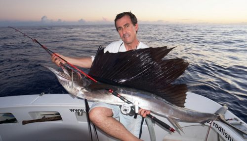 Jésus et son voilier - Rod Fishing Club - Ile Rodrigues - Maurice - Océan Indien