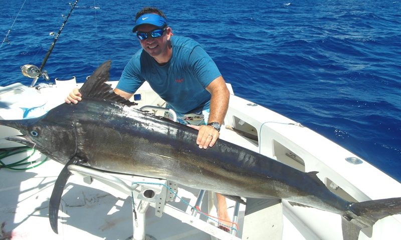 Mark et son marlin noir- Ile Rodrigues - Maurice - Océan Indien