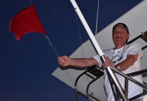 Sir Pierre et son pavillon marlin - Rod Fishing Club - Ile Rodrigues - Maurice - Océan Indien