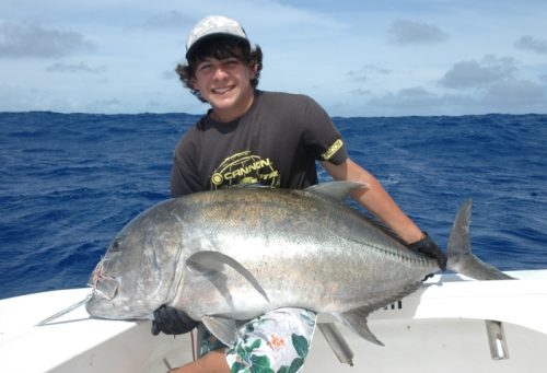 carangue ignobilis de 30kg - Ile Rodrigues - Maurice - Océan Indien