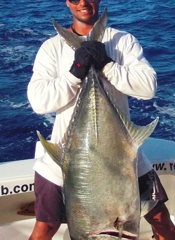 carangue ignobilis - Rod Fishing Club - Ile Rodrigues - Maurice - Océan Indien