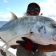 carangue ignobilis ou GT relâchée - Rod Fishing Club - Ile Rodrigues - Maurice - Océan Indien