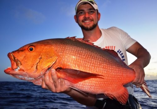 carpe rouge - Rod Fishing Club - Ile Rodrigues - Maurice - Océan Indien