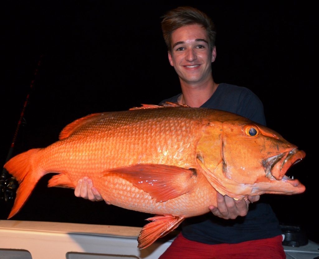 carpe rouge - Rod Fishing Club - Ile Rodrigues - Maurice - Océan Indien