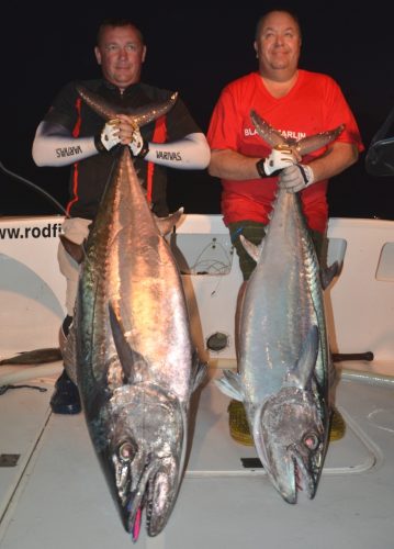 doublé de beaux doggies - Rod Fishing Club - Ile Rodrigues - Maurice - Océan Indien