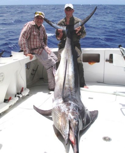 marlin noir de 150kg - Rod Fishing Club - Ile Rodrigues - Maurice - Océan Indien