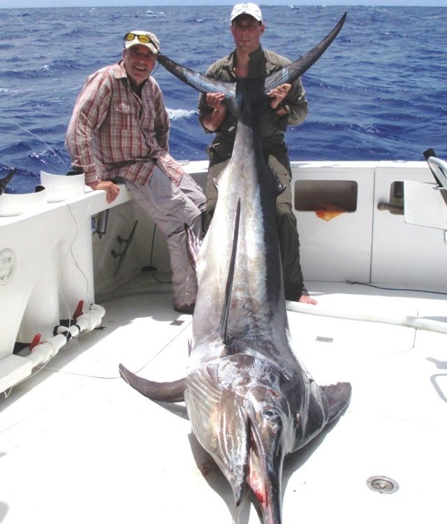 marlin noir de 150kg - Rod Fishing Club - Ile Rodrigues - Maurice - Océan Indien