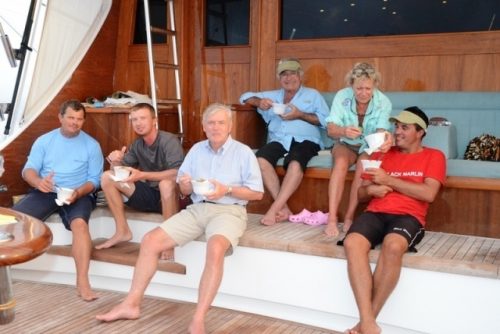 pause déjeuner - Rod Fishing Club - Ile Rodrigues - Maurice - Océan Indien
