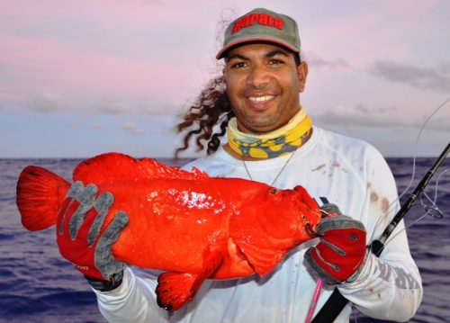 rouge peau dure - Rod Fishing Club - Ile Rodrigues - Maurice - Océan Indien