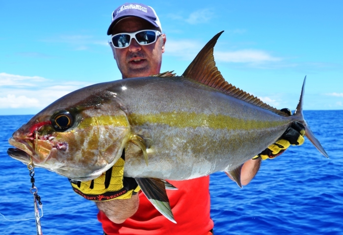 sériole au jig - Rod Fishing Club - Ile Rodrigues - Maurice - Océan Indien