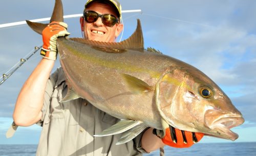 sériole en jigging par Philippe - Rod Fishing Club - Ile Rodrigues - Maurice - Océan Indien