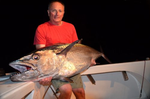 thon à dents de chien de 40kg - Rod Fishing Club - Ile Rodrigues - Maurice - Océan Indien