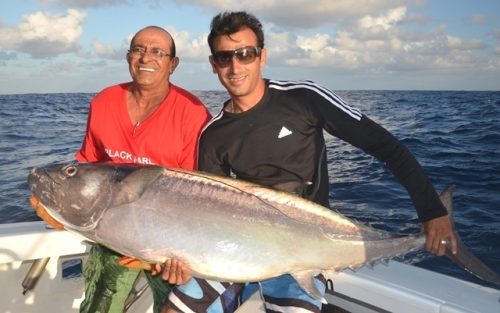 thon dents de chien de 42kg - Rod Fishing Club - Ile Rodrigues - Maurice - Océan Indien