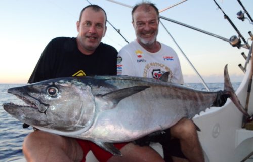 thon à dents de chien de 46kg - Rod Fishing Club - Ile Rodrigues - Maurice - Océan Indien