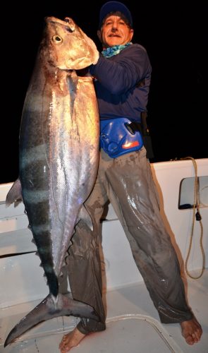 thon à dents de chien de 46kg - Rod Fishing Club - Ile Rodrigues - Maurice - Océan Indien
