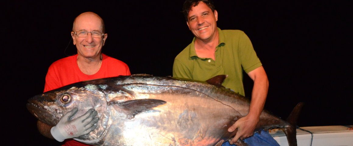 thon à dents de chien de 62kg - Rod Fishing Club - Ile Rodrigues - Maurice - Océan Indien