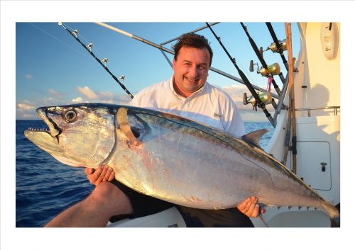 thon dents de chien en jigging - Rod Fishing Club - Ile Rodrigues - Maurice - Océan Indien