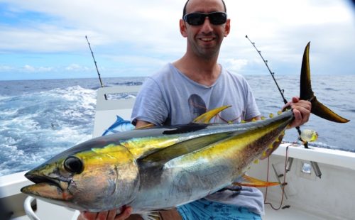 thon jaune 16kg - Rod Fishing Club - Ile Rodrigues - Maurice - Océan Indien