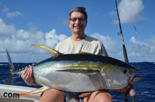 thon jaune - Rod Fishing Club - Ile Rodrigues - Maurice - Océan Indien