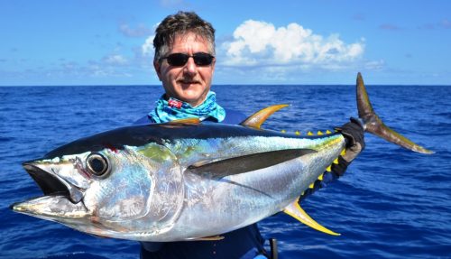 thon jaune - Rod Fishing Club - Ile Rodrigues - Maurice - Océan Indien