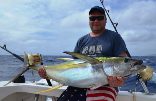 thon jaune - Rod Fishing Club - Ile Rodrigues - Maurice - Océan Indien