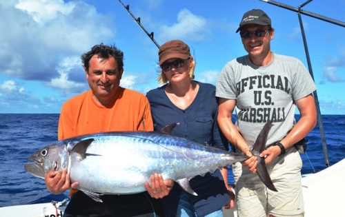 thon à dents de chien de 28.5kg - Rod Fishing Club - Ile Rodrigues - Maurice - Océan Indien