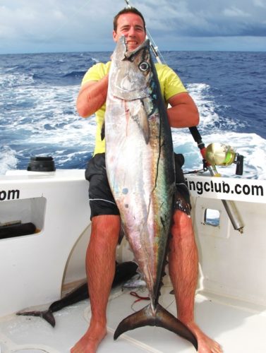 thon à dents de chien de 34kg -Rod Fishing Club - Ile Rodrigues - Maurice - Océan Indien