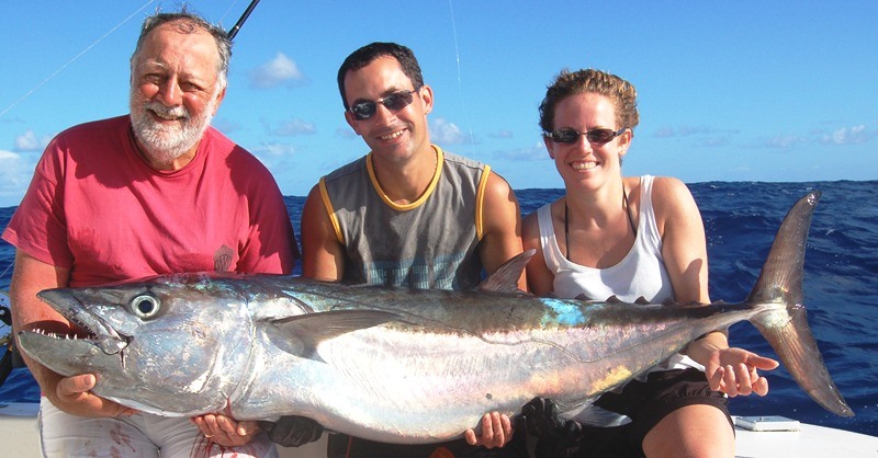 thon à dents de chien de 50.5kg - Rod Fishing Club - Ile Rodrigues - Maurice - Océan Indien