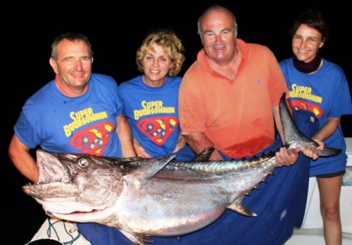 thon à dents de chien de 50.6kg - Rod Fishing Club - Ile Rodrigues - Maurice - Océan Indien