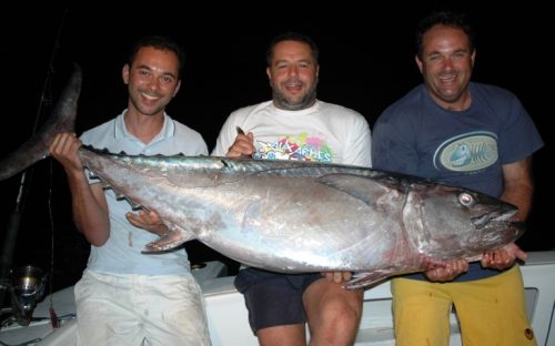 thon à dents de chien de 52kg - Rod Fishing Club - Ile Rodrigues - Maurice - Océan Indien
