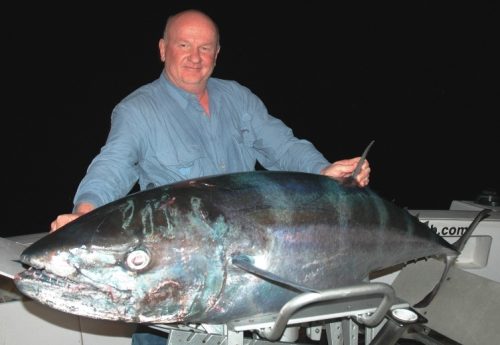 thon à dents de chien de 71kg - Rod Fishing Club - Ile Rodrigues - Maurice - Océan Indien