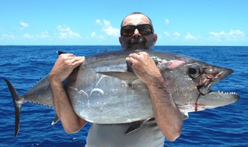 thon à dents de chien pour Pascal - Rod Fishing Club - Ile Rodrigues - Maurice - Océan Indien