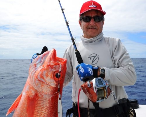 vivaneau par 200m de fond - Rod Fishing Club - Ile Rodrigues - Maurice - Océan Indien