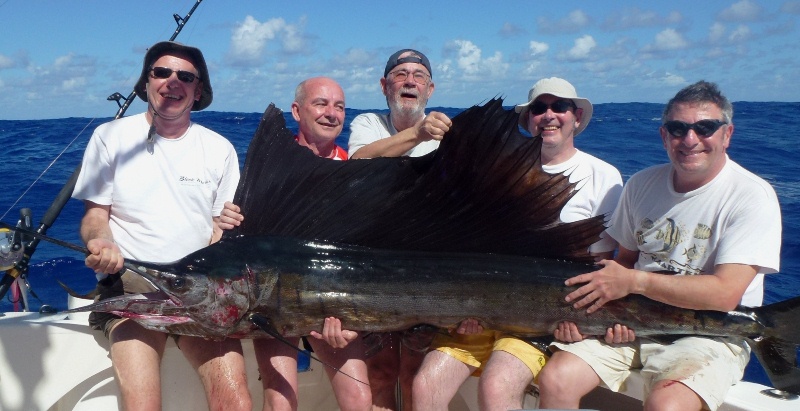 voilier 45kg - Rod Fishing Club - Ile Rodrigues - Maurice - Océan Indien