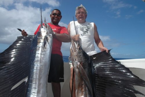 voiliers - Rod Fishing Club - Ile Rodrigues - Maurice - Océan Indien