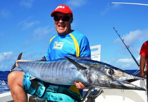 wahoo de 19kg - Rod Fishing Club - Ile Rodrigues - Maurice - Océan Indien