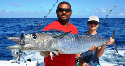 wahoo de 27kg - Rod Fishing Club - Ile Rodrigues - Maurice - Océan Indien