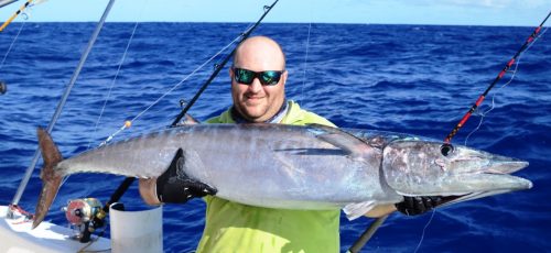 wahoo de 29kg pour Fabrice - Rod Fishing Club - Ile Rodrigues - Maurice - Océan Indien
