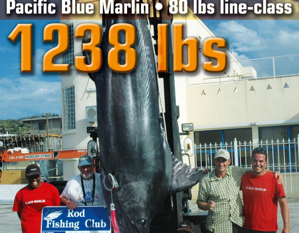 Stephan Kreupl record du monde marlin bleu Pacifique 561.5 kg 80lb 30 01 2007