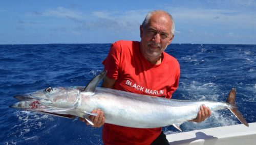 14kg wahoo on trolling - Rod Fishing Club - Rodrigues Island - Mauritius - Indian Ocean