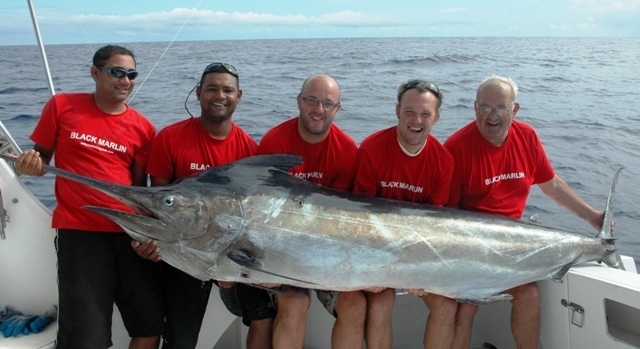 150kg marlin on trolling - Rod Fishing Club - Rodrigues Island - Mauritius - Indian Ocean