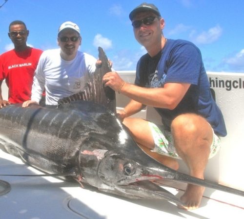 175.5kg marlin caught on trolling - Rod Fishing Club - Rodrigues Island - Mauritius - Indian Ocean