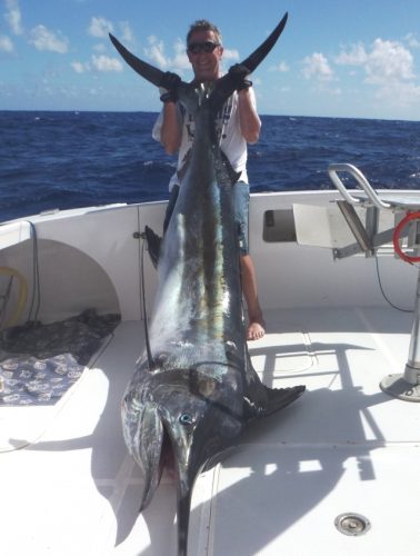 180kg black marlin for Jean Charles - Rod Fishing Club - Rodrigues Island - Mauritius - Indian Ocean