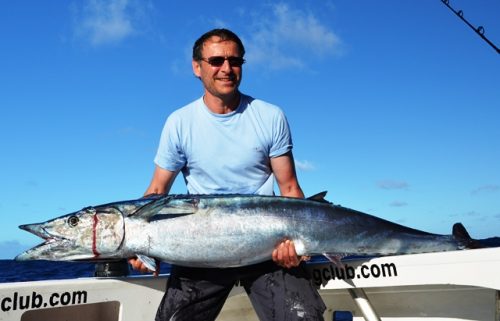 19kg wahoo on trolling - Rod Fishing Club - Rodrigues Island - Mauritius - Indian Ocean