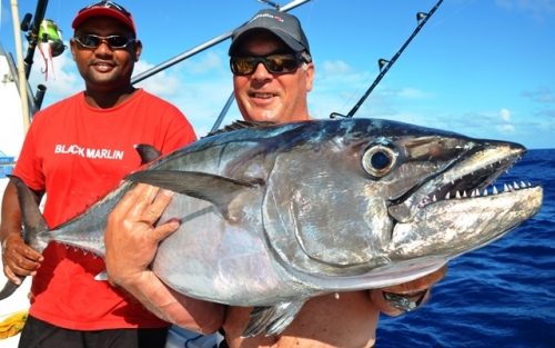 25kg doggy on baiting for Jean Philippe - Rod Fishing Club - Rodrigues Island - Mauritius - Indian Ocean