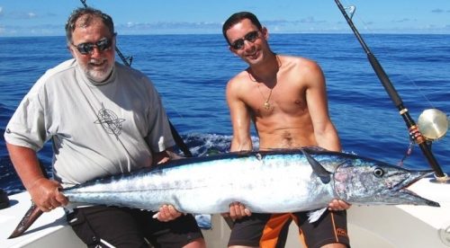 25kg wahoo on trolling - Rod Fishing Club - Rodrigues Island - Mauritius - Indian Ocean